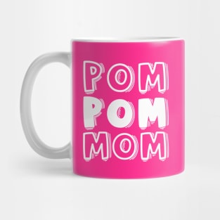 Pom Pom Mom Cheerleader Cheer Mom Cute Funny Mug